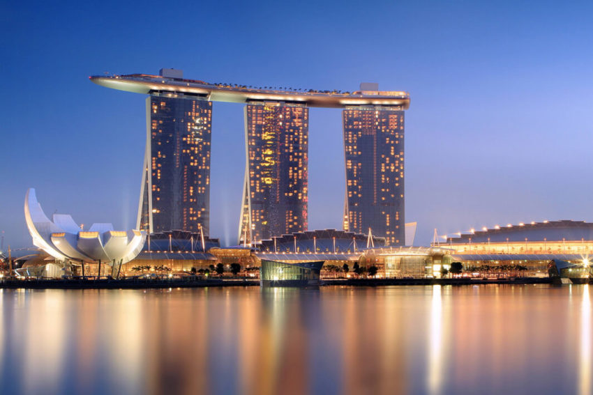 marinabay sands in singapore